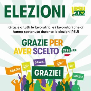 RSU 2022 - GRAZIE PER AVER SCELTO CISL FP! | Cisl Fp | Ministero della Cultura