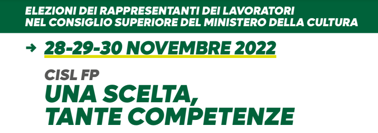 2022_11_07 RESOCONTO UNITARIO 7 NOVEMBRE 2022 | Cisl Fp | Ministero della Cultura