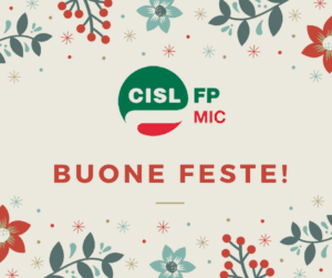 BUONE FESTE DALLA CISL FP MINISTERO DELLA CULTURA | Cisl Fp | Ministero della Cultura