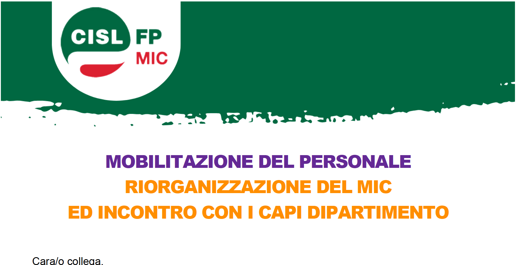 Home | Cisl Fp | Ministero della Cultura